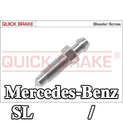 QUICK BRAKE برغي/صمام التهوية — 2000 Mercedes-Benz Sl