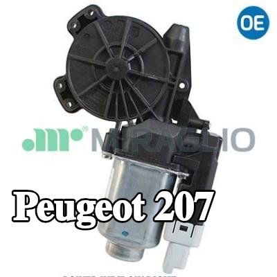 MIRAGLIO محرك كهربائي, منظم النوافذ الأمامي الأيمن, 12V, مع محرك كهربائي — Peugeot 207