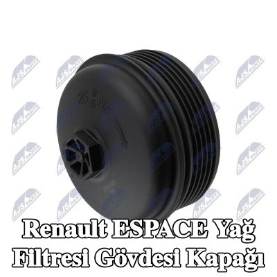 NTY Yağ filtresi muhafaza kapağı, filtresiz — Renault Espace