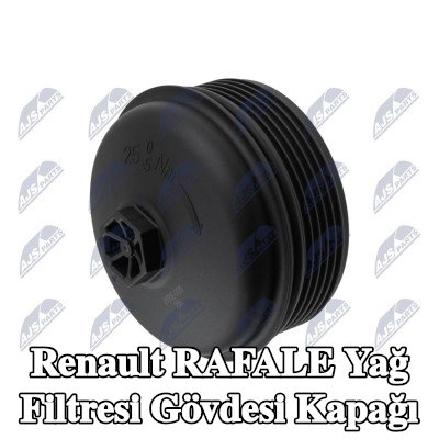 NTY Yağ filtresi muhafaza kapağı, filtresiz — Renault Rafale