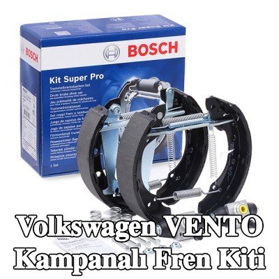 BOSCH Aksesuarları dahil tambur fren kiti, tekerlek fren silindiri ile — Volkswagen Vento