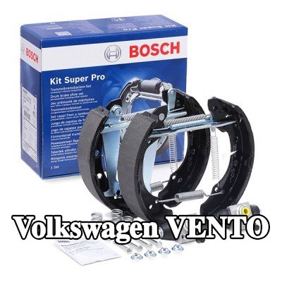 BOSCH مجموعة فرامل أسطوانية مع الملحقات, مع أسطوانة فرامل العجلة — Volkswagen Vento