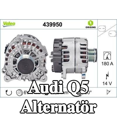 VALEO Alternatör YENİ ORİJİNAL PARÇA, 180A — Audi Q5