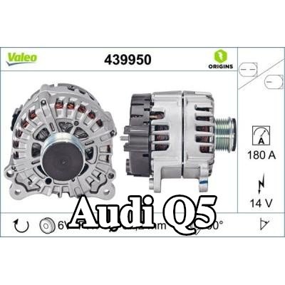 VALEO مولد كهربائي قطعة أصلية جديدة, 180A — Audi Q5