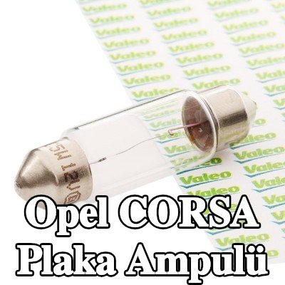 VALEO Plaka lambası ESSENTIAL — 1990 Opel Corsa