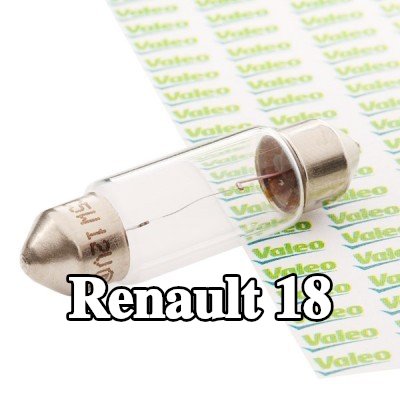 VALEO لمبة لوحة الأرقام ESSENTIAL — Renault 18