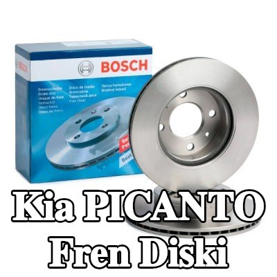 BOSCH Fren diski Dış Çap: 241mm, Havalandırmalı, Yağlanmış — 2004 Kia Picanto
