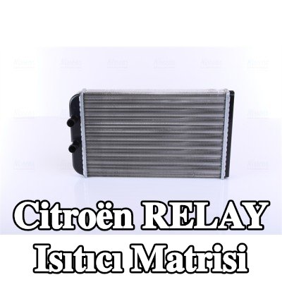 NISSENS Boru içermeyen ısıtıcı matrisi — 2003 Citroën Relay