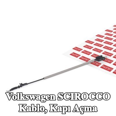 TOPRAN Kablo, kapı açma mekanizması her iki taraf, dış — Volkswagen Scirocco