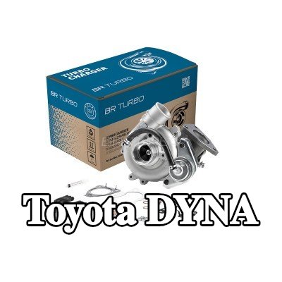 BR Turbo الشاحن التوربيني مع مواد التثبيت/التركيب — Toyota Dyna