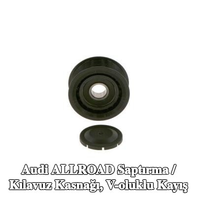 BOSCH Saptırma / kılavuz kasnağı, V-ribbed belt Ø: 69mm — Audi Allroad