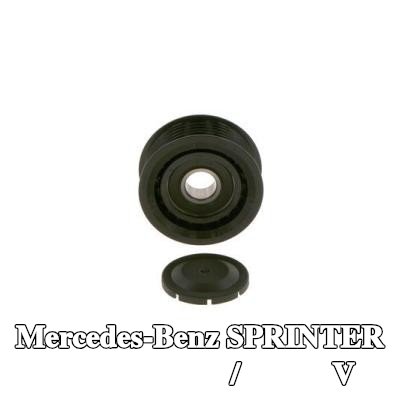 BOSCH بكرة الانحراف/التوجيه, V-ribbed belt Ø: 69mm — Mercedes-Benz Sprinter