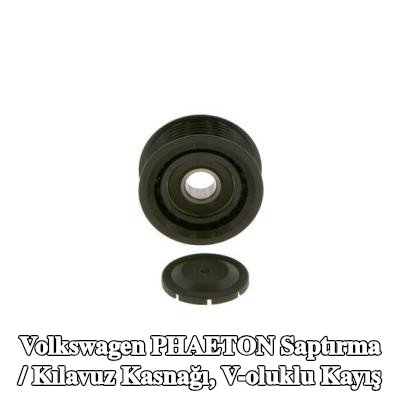 BOSCH Saptırma / kılavuz kasnağı, V-ribbed belt Ø: 69mm — Volkswagen Phaeton