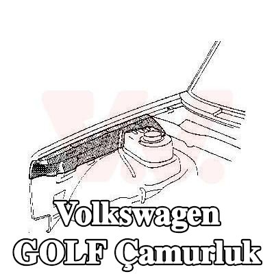 VAN WEZEL Çamurluk Sağ Ön — 1990 Volkswagen Golf