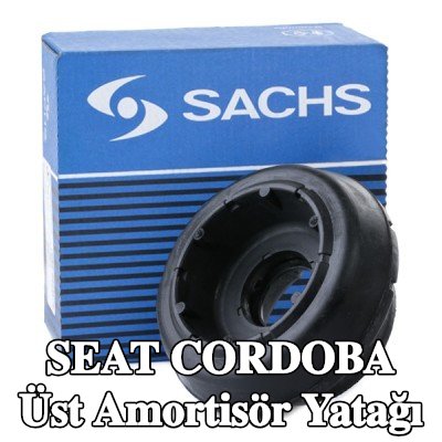 SACHS Üst amortisör yatağı Ön Aks Sol, Ön Aks Sağ, bilyalı rulman içermez — 2002 SEAT Cordoba