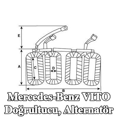 HC-Cargo Doğrultucu, alternatör — Mercedes-Benz Vito