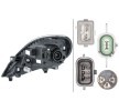 HELLA Far Sağ, H4, PY21W, W5W, far seviyeleme motorlu, ampuller olmadan, Gösterge Rengi: şeffaf — Nissan Primastar (4)