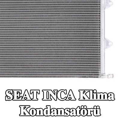 RIDEX Klima kondansatörü 606x367x21, kurutucu olmadan — SEAT Inca