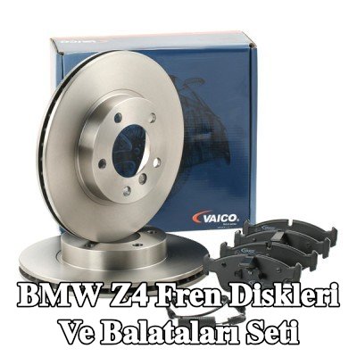 VAICO Fren diskleri ve balataları seti EXPERT KITS +, Ön Aks, Havalandırmalı, fren balataları ile — 2002 BMW Z4