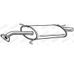 WALKER Arka susturucu 920mm, montaj parçaları olmadan — 2003 Mitsubishi Lancer (2)