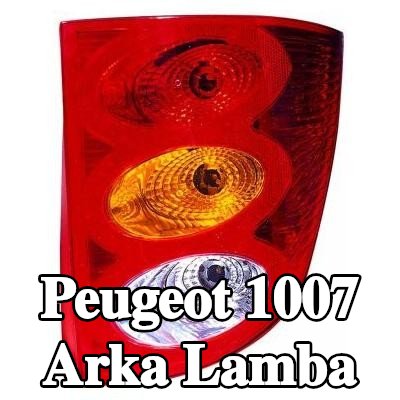 ABAKUS Arka lamba Sağ, ampul içermez, ampul yuvası olmadan — Peugeot 1007