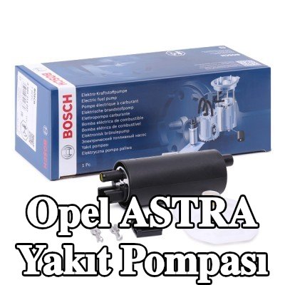 BOSCH Elektrikli yakıt pompası, sabitleme/montaj malzemesi ile, konektör parçaları ile — 2000 Opel Astra
