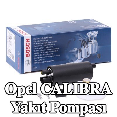 BOSCH Elektrikli yakıt pompası, sabitleme/montaj malzemesi ile, konektör parçaları ile — Opel Calibra