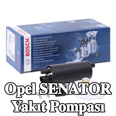 BOSCH Elektrikli yakıt pompası, sabitleme/montaj malzemesi ile, konektör parçaları ile — Opel Senator