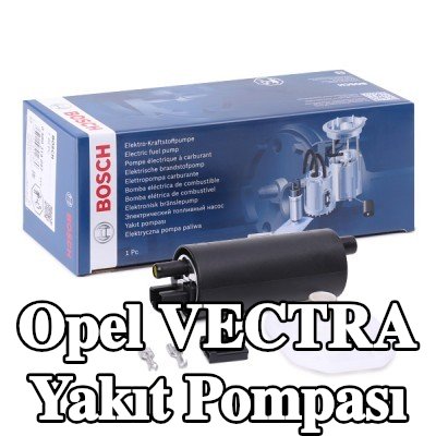 BOSCH Elektrikli yakıt pompası, sabitleme/montaj malzemesi ile, konektör parçaları ile — 2000 Opel Vectra