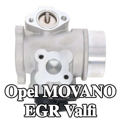 VALEO Contalı/sızdırmazlık elemanlı EGR valfi — Opel Movano