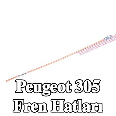 QUICK BRAKE Fren hatları — Peugeot 305