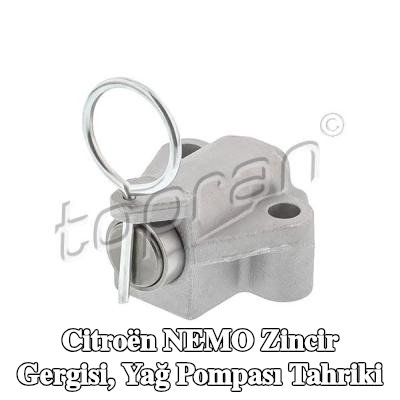 TOPRAN Zincir Gergisi, yağ pompası tahriki — Citroën Nemo