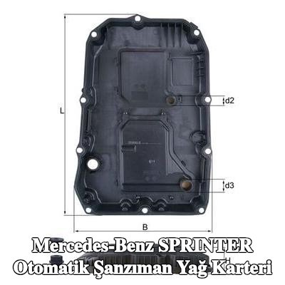 MAHLE Contalı/sızdırmazlık elemanlı otomatik şanzıman yağ karteri, filtre ile — Mercedes-Benz Sprinter