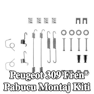 BOSCH Yaylı fren pabucu montaj kiti — Peugeot 309