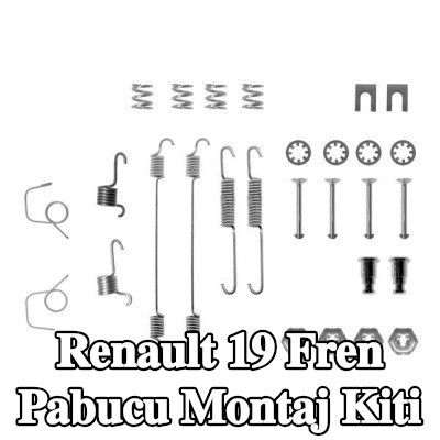 BOSCH Yaylı fren pabucu montaj kiti — Renault 19