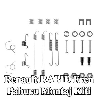 BOSCH Yaylı fren pabucu montaj kiti — Renault Rapid