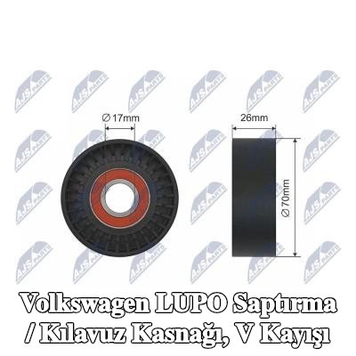 NTY Saptırma / Kılavuz Kasnağı, V kayışı — Volkswagen Lupo