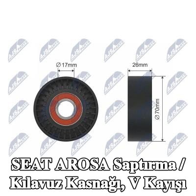 NTY Saptırma / Kılavuz Kasnağı, V kayışı — SEAT Arosa