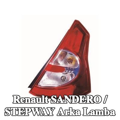 ABAKUS Arka lamba Sağ, beyaz, ampul içermez, ampul yuvası olmadan — 2012 Renault Sandero / Stepway