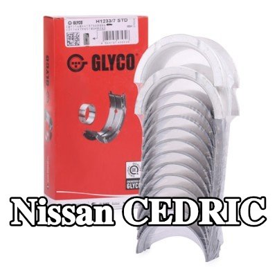 GLYCO محمل العمود المرفقي من سبائك الألومنيوم على قاعدة فولاذية — Nissan Cedric