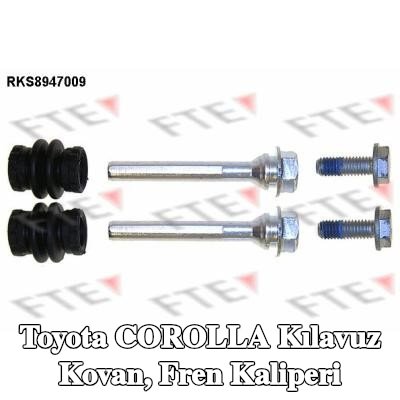 FTE Kılavuz Kovan, fren kaliperi — 2000 Toyota Corolla