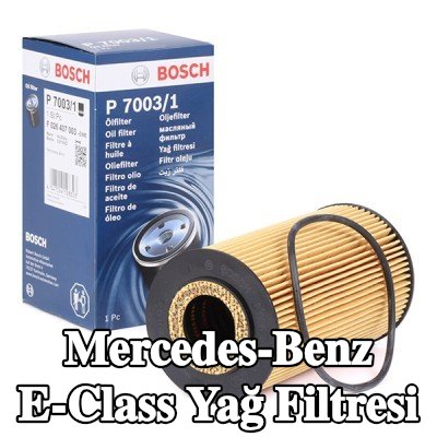 BOSCH Contalı/sızdırmazlık elemanlı yağ filtresi — 2004 Mercedes-Benz E-Class