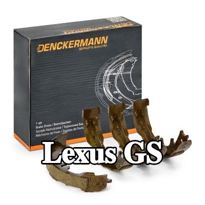 DENCKERMANN مجموعة أحذية الفرامل للمحور الخلفي, 190mm — 2002 Lexus Gs