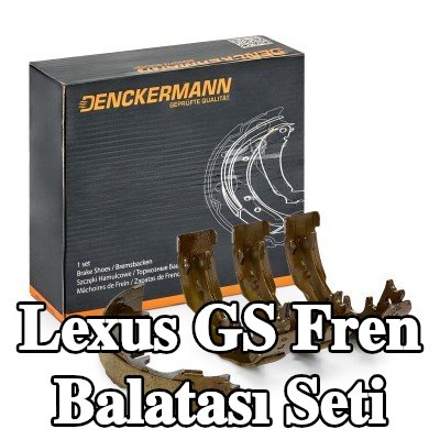 DENCKERMANN Arka aks fren pabucu seti, 190mm — 2002 Lexus Gs