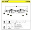 RIDEX Tahrik mili Ön Aks Sol, 656mm — 2008 Citroën Nemo (7)