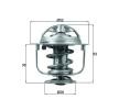 MAHLE Termostat 88°C, 52mm, 28mm, contalı/sızdırmaz — 2002 Honda Insight (1)