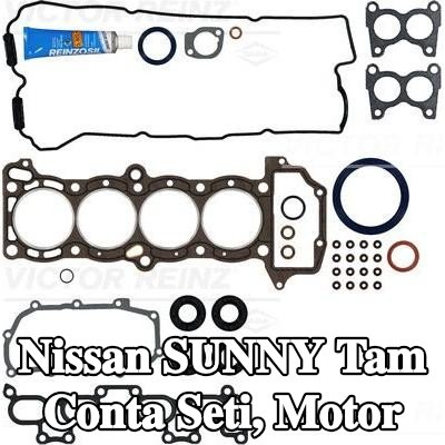 REINZ Tam Conta Seti, krank mili contalı motor, valf gövdesi contalı — 1990 Nissan Sunny