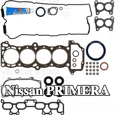REINZ مجموعة حشيات كاملة, محرك مع مانع تسرب العمود المرفقي, مع أختام ساق الصمام — 1997 Nissan Primera