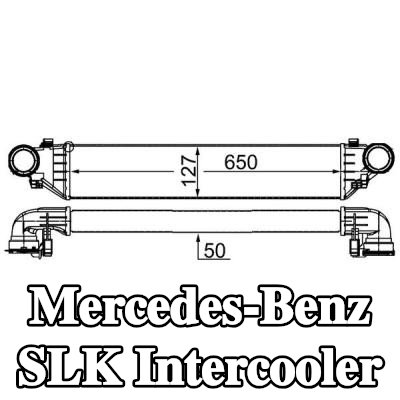 MAHLE Intercooler — 2004 Mercedes-Benz Slk