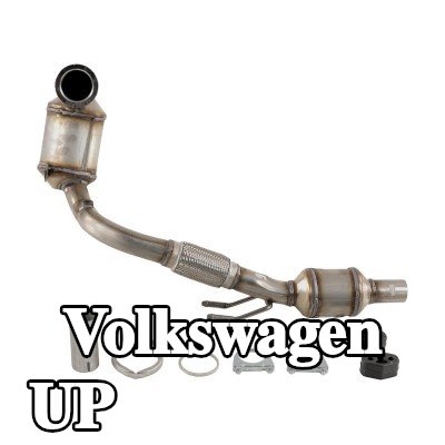 WALKER مرشح جسيمات الديزل مع قطع التثبيت — Volkswagen Up